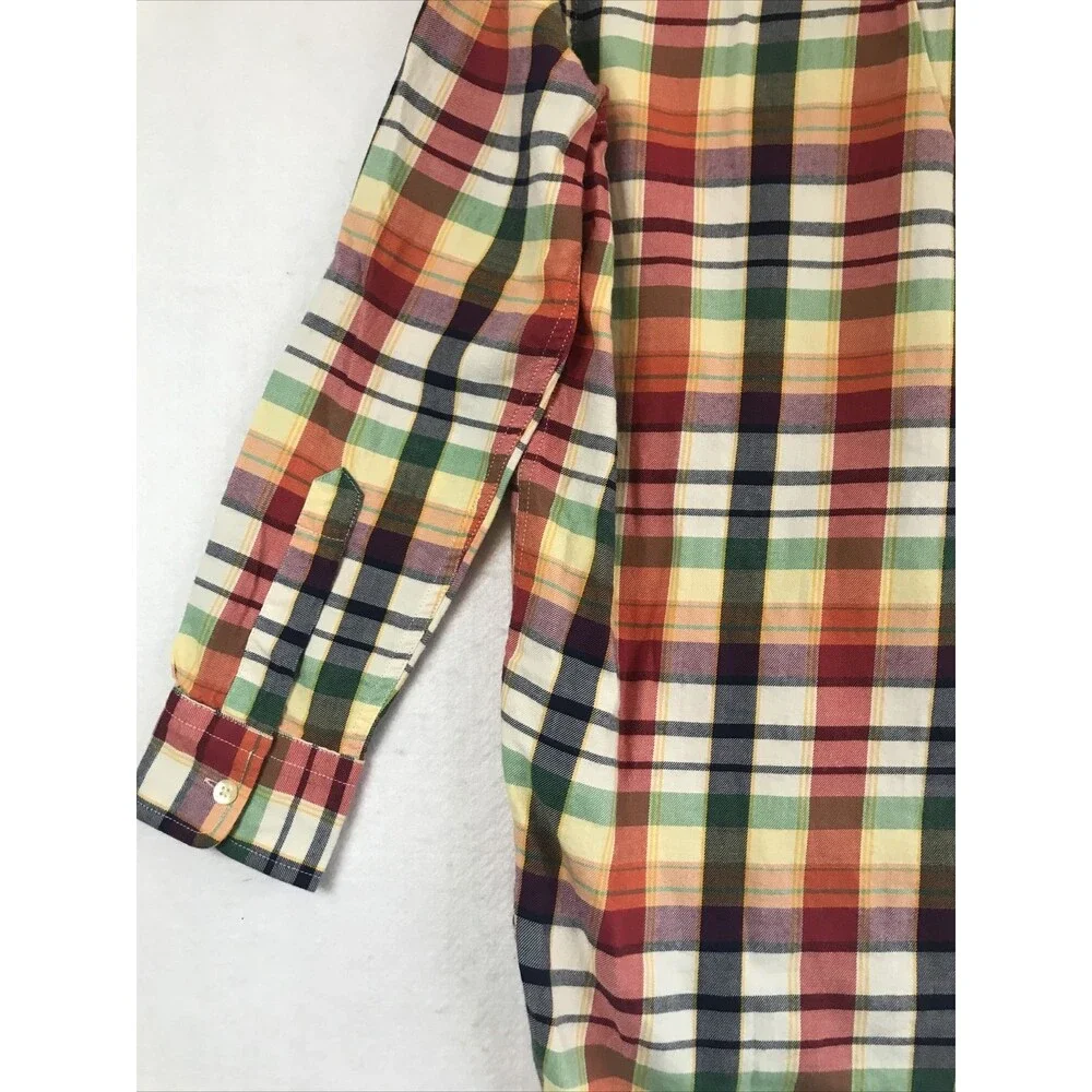 Gap Kids Boy Button Up Shirt XL (12) plaid